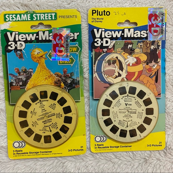 Vintage 3D View-master 2 NIP Reels Sesame Street - Picture 2 of 12